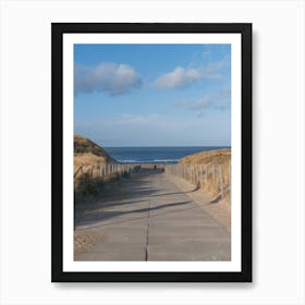 Clouds alike Scheveningen Art Print