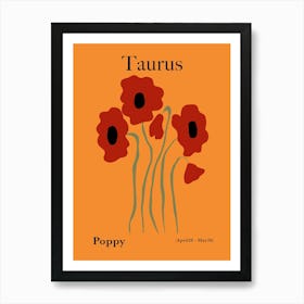 Taurus Poopy Art Print