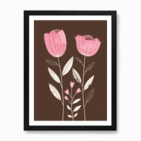 Pink Tulips 9 Art Print