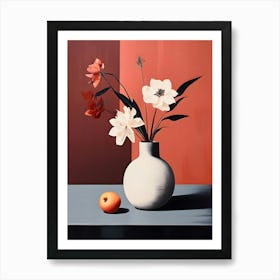 Still Life With Flowers 2 Art Print