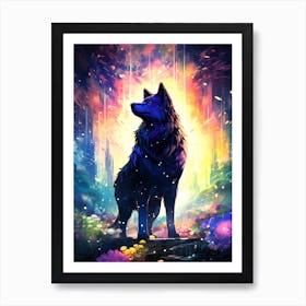 Wolf In The City Art Print