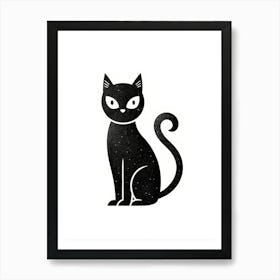 Black Cat 9 Art Print