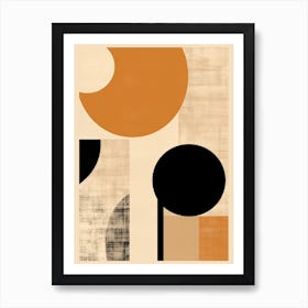 Aachen, Geometric Bauhaus Art Print