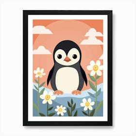 Baby Animal Illustration  Penguin 2 Art Print