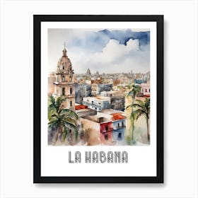 La Habana Cityscape 1 Art Print