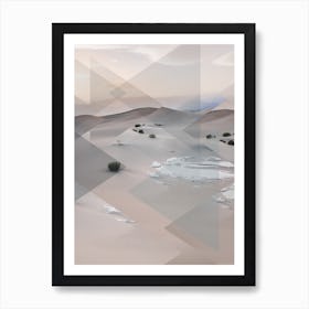 Landscapes Scattered 3 Death Valley Art Print