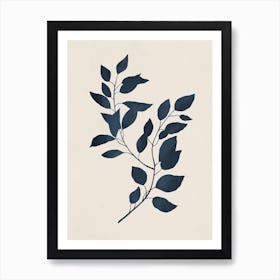 Botanical Silhouette 2 Art Print