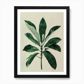 Green Plant Art Print