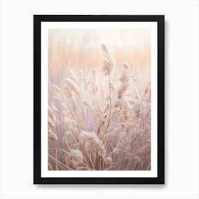 Boho Dried Flowers Lavender 3 Art Print