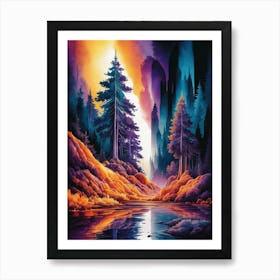 'Dark Forest' 1 Art Print