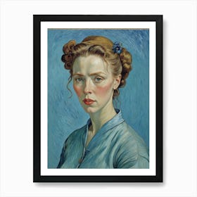 Portrait Of A Young Woman 13 Art Print