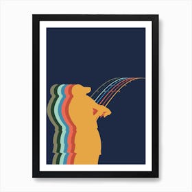 Modern Fishing Art Print