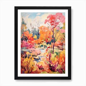 Autumn Gardens Painting Niagara Parks Botanical Gardens Canada Art Print