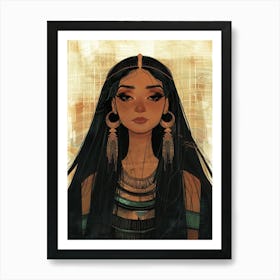 Egyptian Princess Art Print