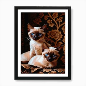 Siamese Cats Affiche