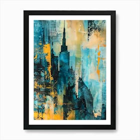 New York City Skyline 2 Art Print