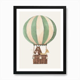 Hot Air Balloon Art Print