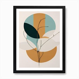 Vintage Abstract Tree Art Print