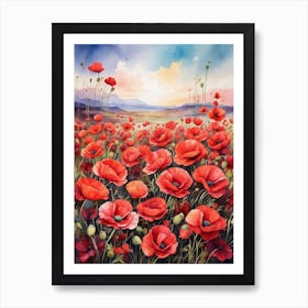 Poppies 1 Art Print