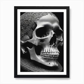 Skull Of A Man Art Print