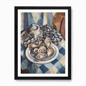 Oysters 2 Still Life Painting Art Print