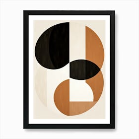 Mid Century Kaleidoscope; Geometric Splendor Art Print