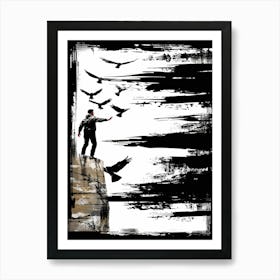 Crows 5 Art Print