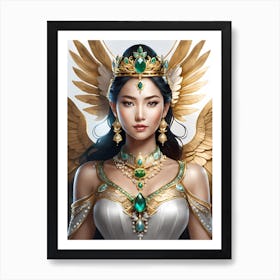 Beautiful Asian Goddess #3 Art Print