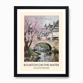 Bourton On The Water (Gloucestershire) Painting 6 Travel Poster Art Print