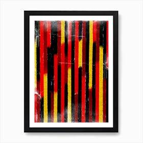 Abstract Stripes Art Print