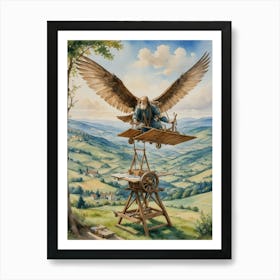 Leonardo da Vinci A Visionary's Pursuit Art Print