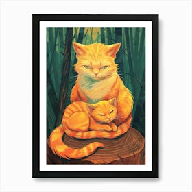 Kitty Cat 14 Art Print