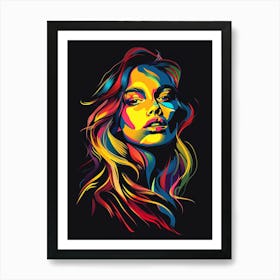 Portrait Of A Woman 9 Art Print