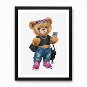 Teddy Bear 4 Art Print