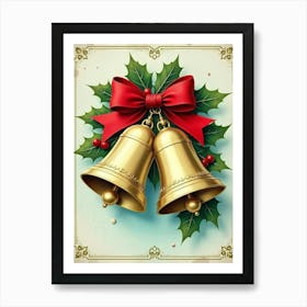 Christmas Bells Art Print