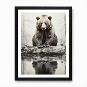 Wild Majesty: A Bear's Haven Art Print