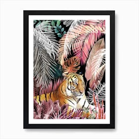 Jungle Tiger 01 Art Print