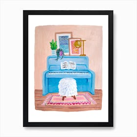 Piano Art Print