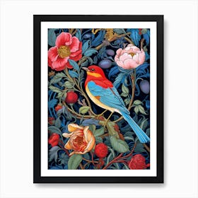 Bird On A Branch 14 Art Print