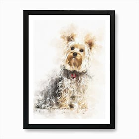 Yorkshire Terrier Dog Art Print