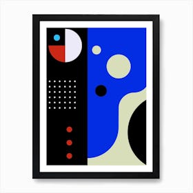 Abstract Painting Bauhaus Art Abstract Digital Drawing Art Print