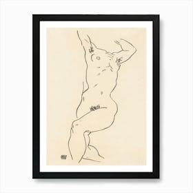 Naked Woman; Torso of a Nude (1918), Egon Schiele Art Print