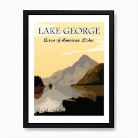 Lake George, Queen of American Lakes Poster