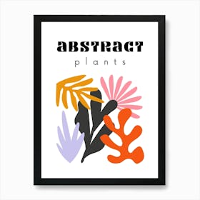 Abstract Plants Poster 6 Art Print