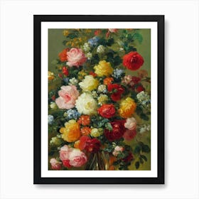 Rose Painting 1 Flower Art Print