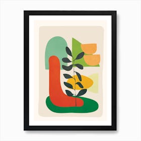 Abstract Minimal Shapes 05 Art Print