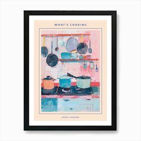 Kitsch Pots & Pans Painting 3 Poster Art Print