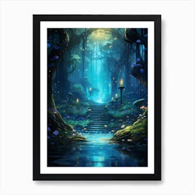 Fairy Forest 1 Art Print