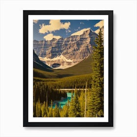 Banff National Park 2 Canada Vintage Poster Art Print