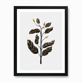 Black Gold Still Life II Art Print